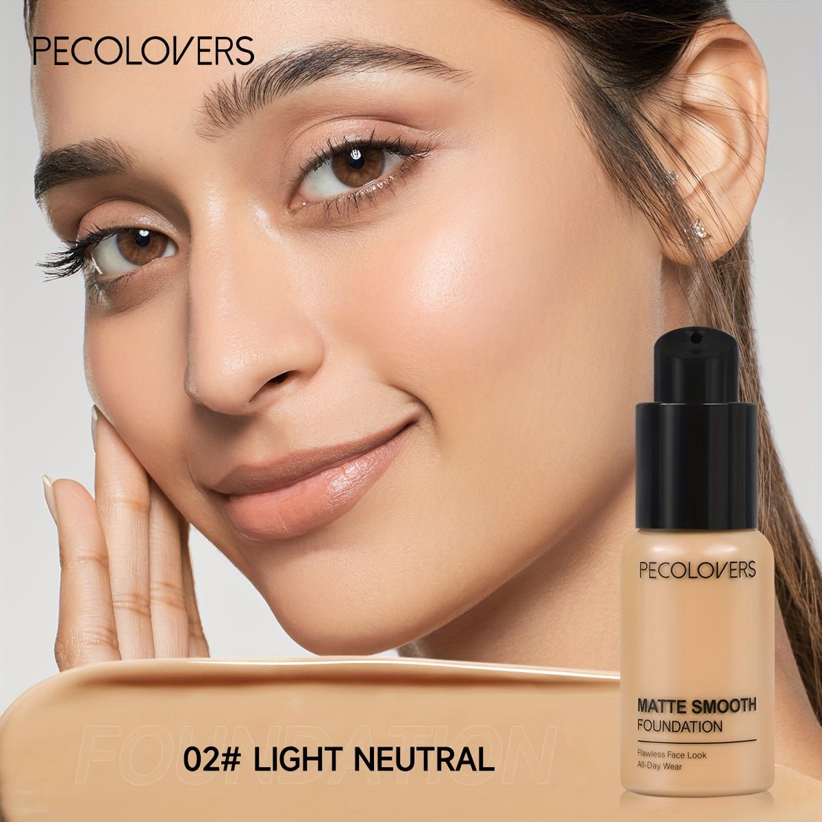 Ultra Matte Liquid Foundation – 24H Oil Control & Waterproof Wear - HalleBeauty