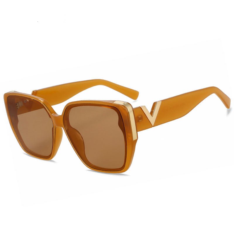 V - Shaped Luxury Sunglasses for Women – Designer Shades - HalleBeauty