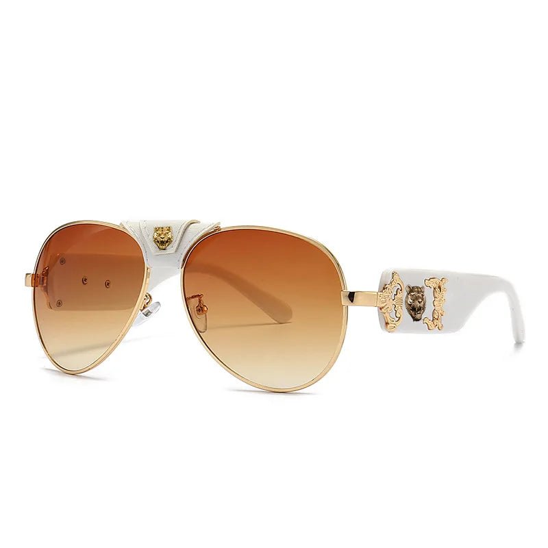 Vintage Square Sunglasses – Luxury Brand Style for Men & Women - HalleBeauty