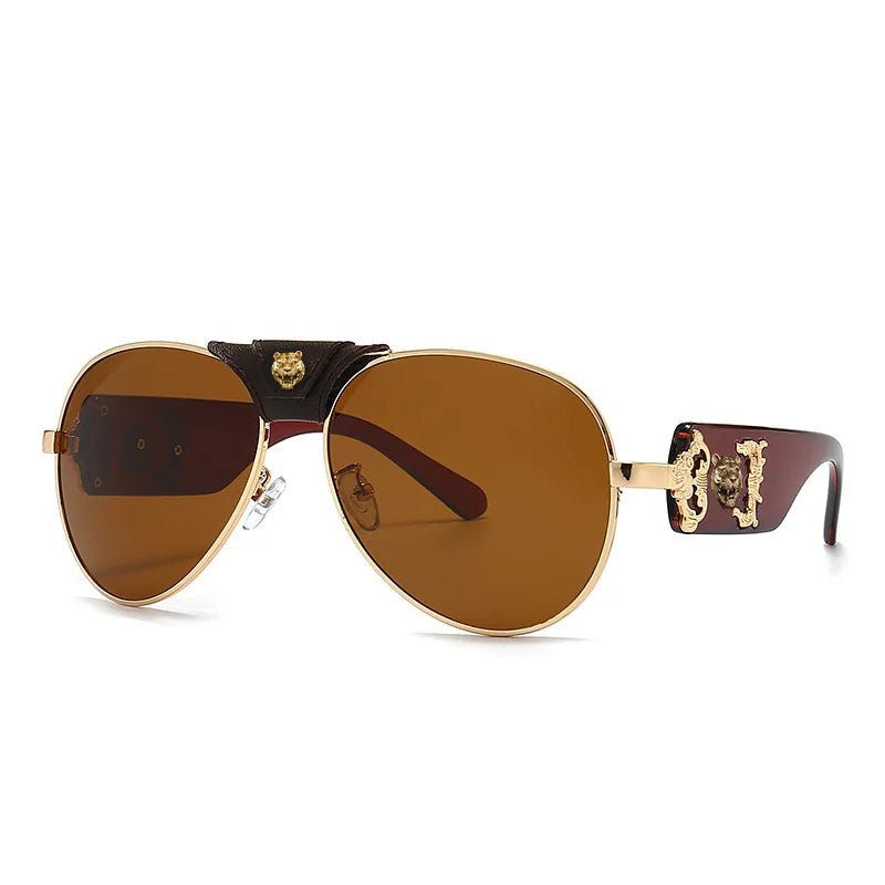 Vintage Square Sunglasses – Luxury Brand Style for Men & Women - HalleBeauty