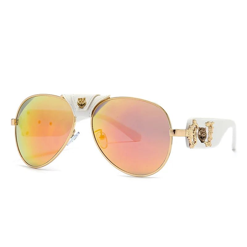 Vintage Square Sunglasses – Luxury Brand Style for Men & Women - HalleBeauty