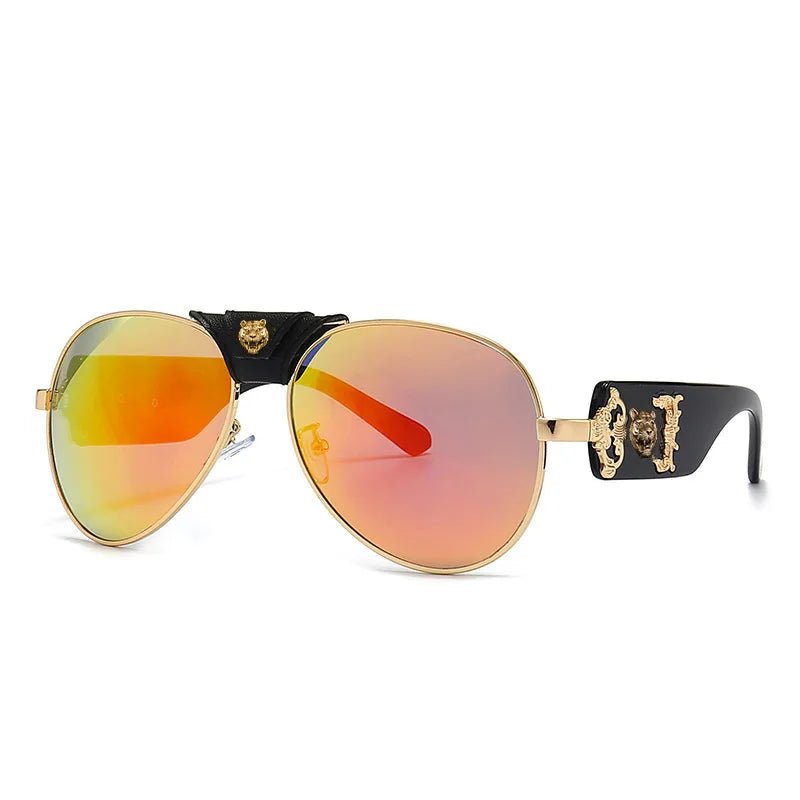 Vintage Square Sunglasses – Luxury Brand Style for Men & Women - HalleBeauty