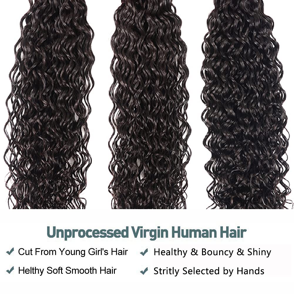 Water Wave Brazilian Hair Bundles - Hallebeauty - HalleBeauty