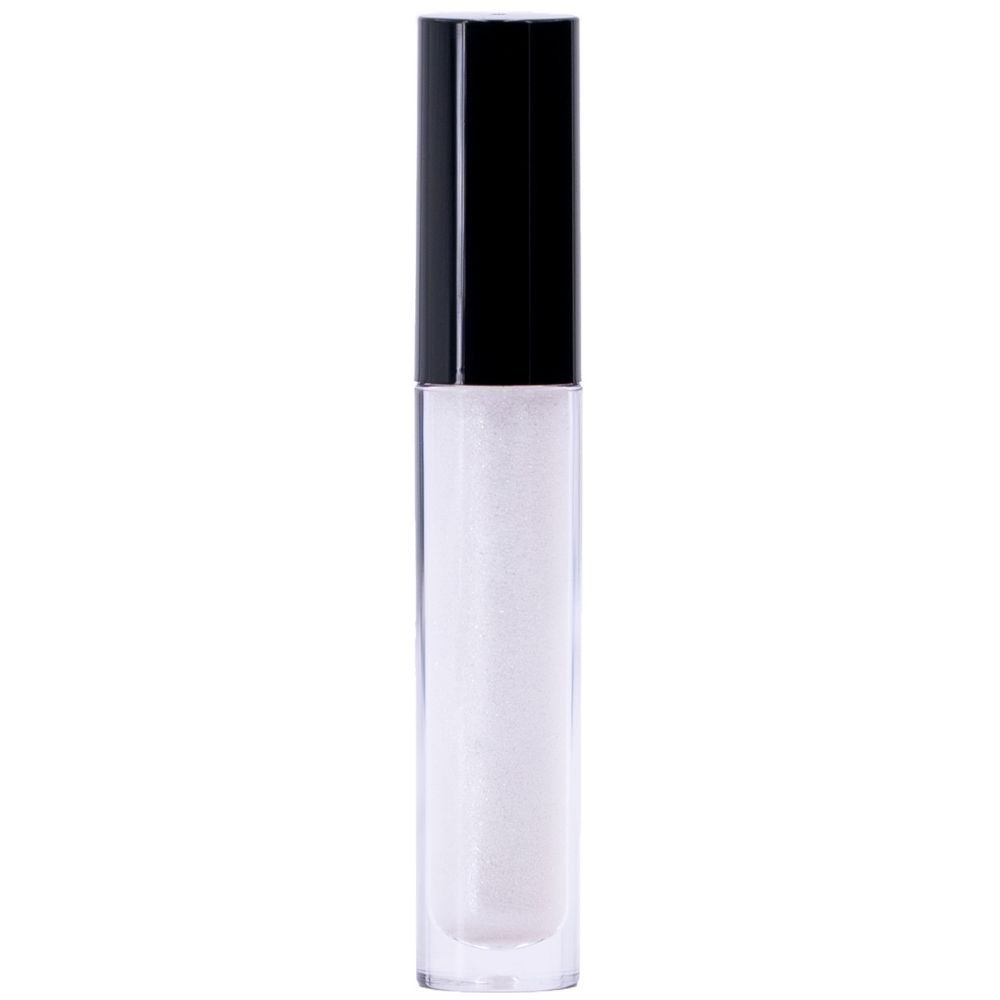 White Glitter Lip Gloss - HalleBeauty