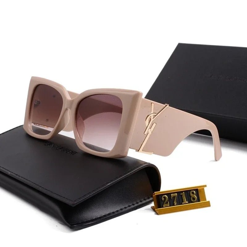 Women's Cat Eye Polarized Sunglasses – Fashion Large Frame UV - HalleBeauty