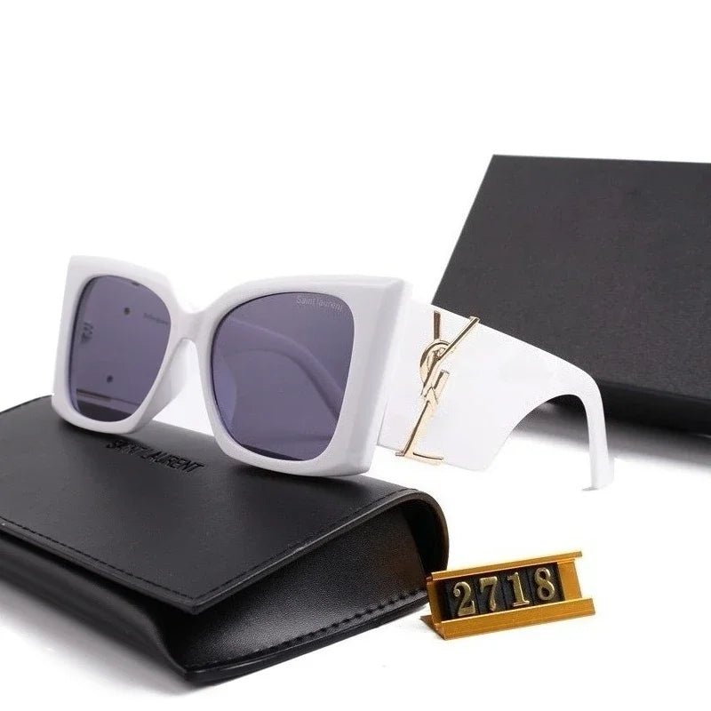 Women's Cat Eye Polarized Sunglasses – Fashion Large Frame UV - HalleBeauty