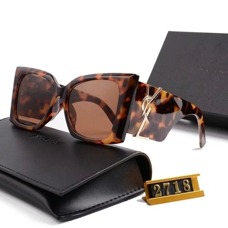 Women's Cat Eye Polarized Sunglasses – Fashion Large Frame UV - HalleBeauty