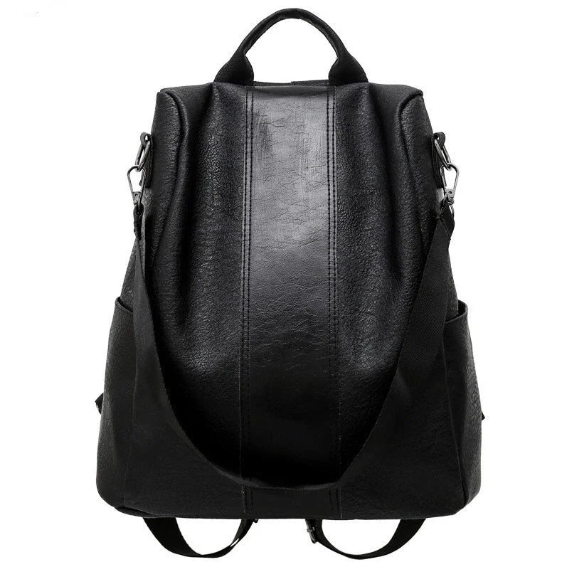 Women's Solid Color Large Capacity Backpack | Stylish & Functional Bag - HalleBeauty