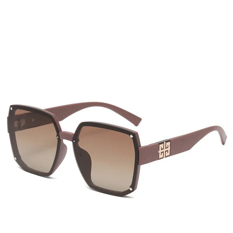 Women's Square UV400 Sunglasses – Vintage Fashion Designer Style - HalleBeauty