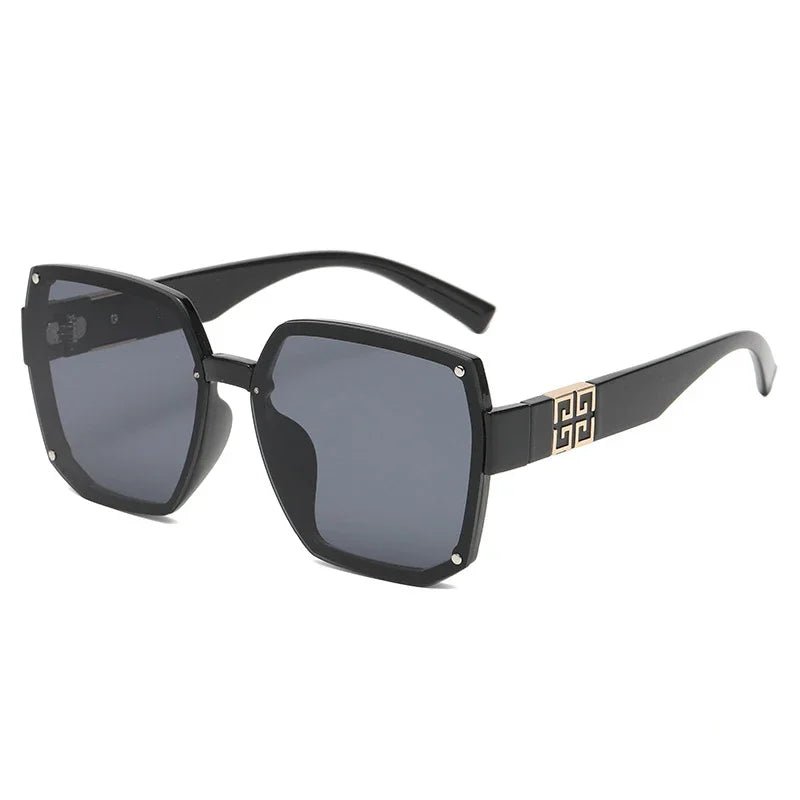 Women's Square UV400 Sunglasses – Vintage Fashion Designer Style - HalleBeauty