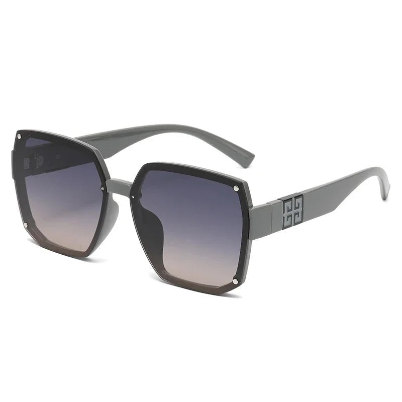 Women's Square UV400 Sunglasses – Vintage Fashion Designer Style - HalleBeauty