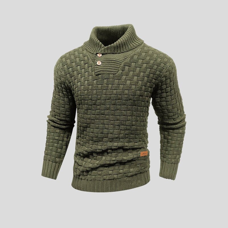 Boys' Exquisite Plaid Button Sweater - HalleBeauty