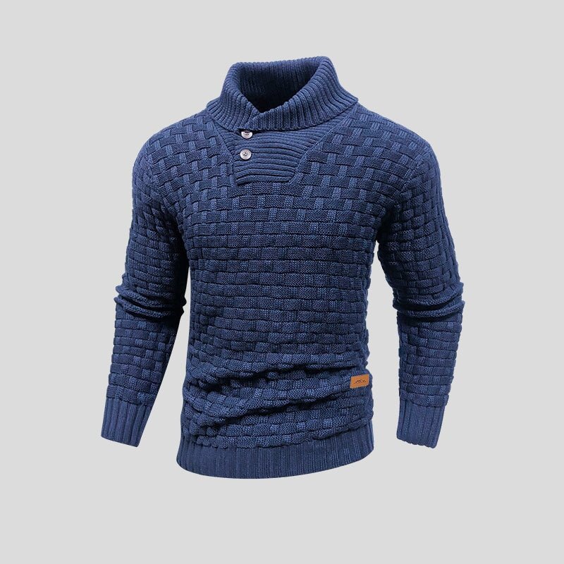 Boys' Exquisite Plaid Button Sweater - HalleBeauty