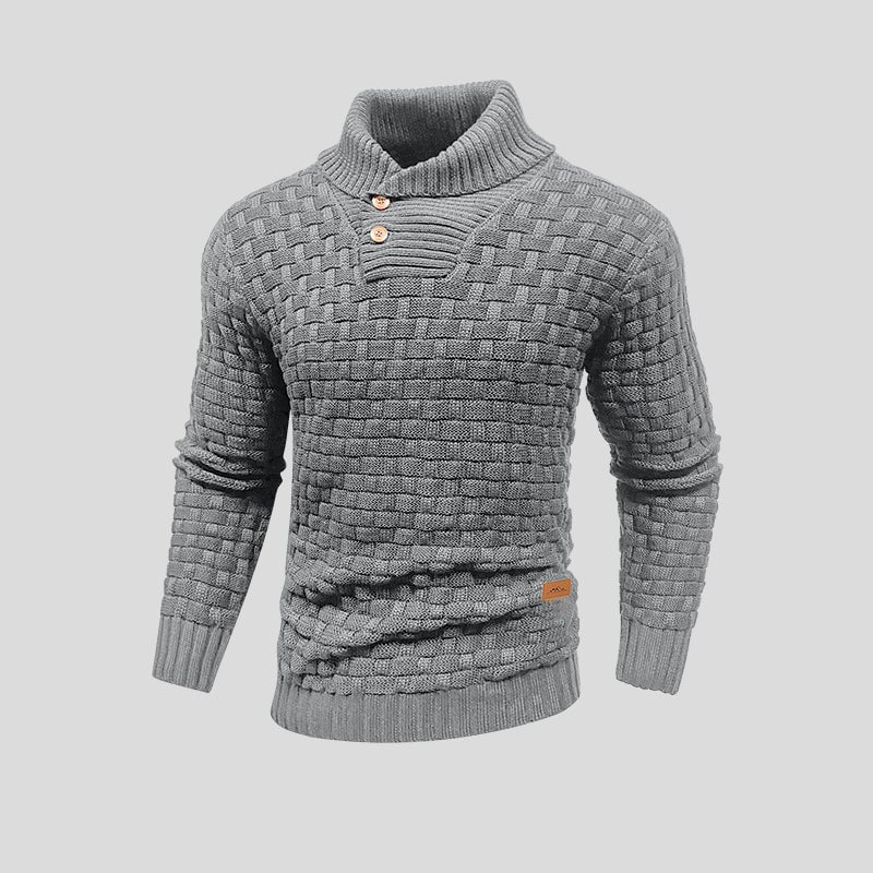 Boys' Exquisite Plaid Button Sweater: Classic & Cozy - HalleBeauty