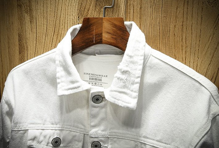 Hole Denim Jacket: Stylish Distressed Look for Versatile Fashion - HalleBeauty