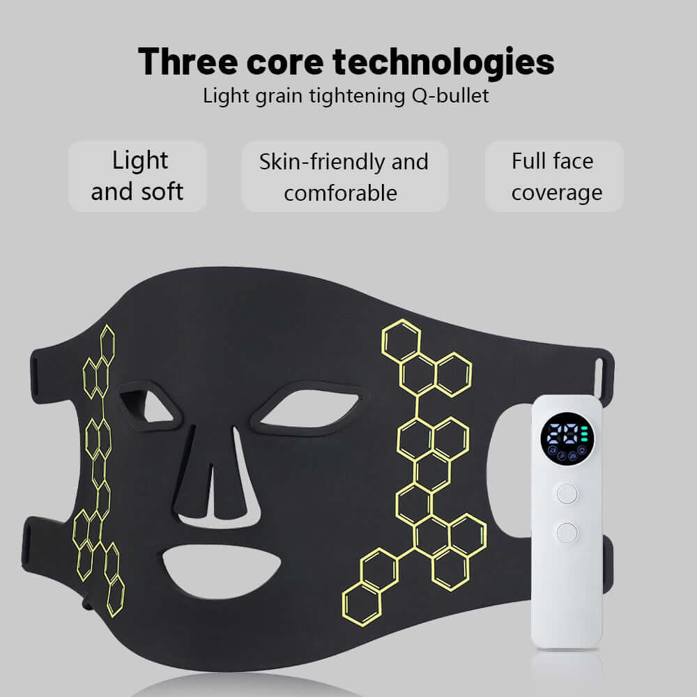 LED Silicone Phototherapy Beauty Apparatus for Family Use - HalleBeauty