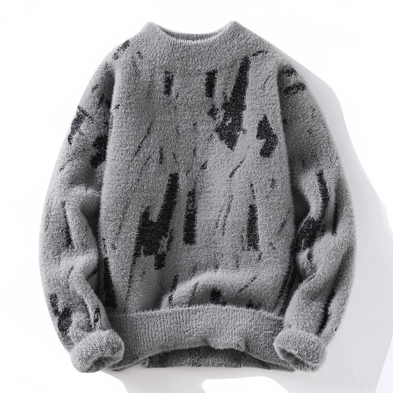 Men's Bottoming Sweater for Fall and Winter - Essential Layering Piece for Cold Weather Comfort - HalleBeauty