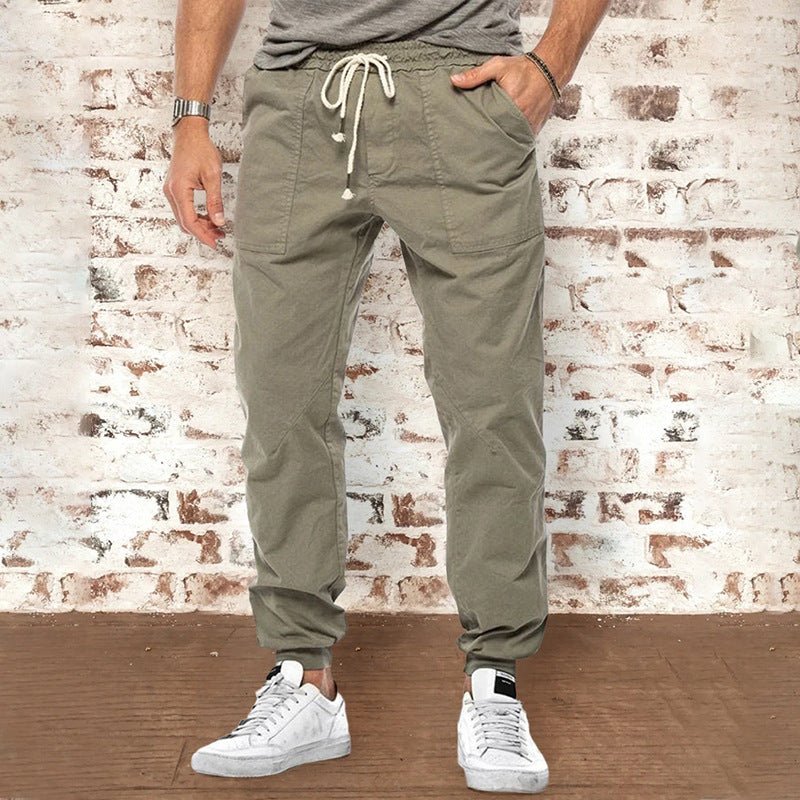 Men's Loose Tappered Casual Pants - HalleBeauty