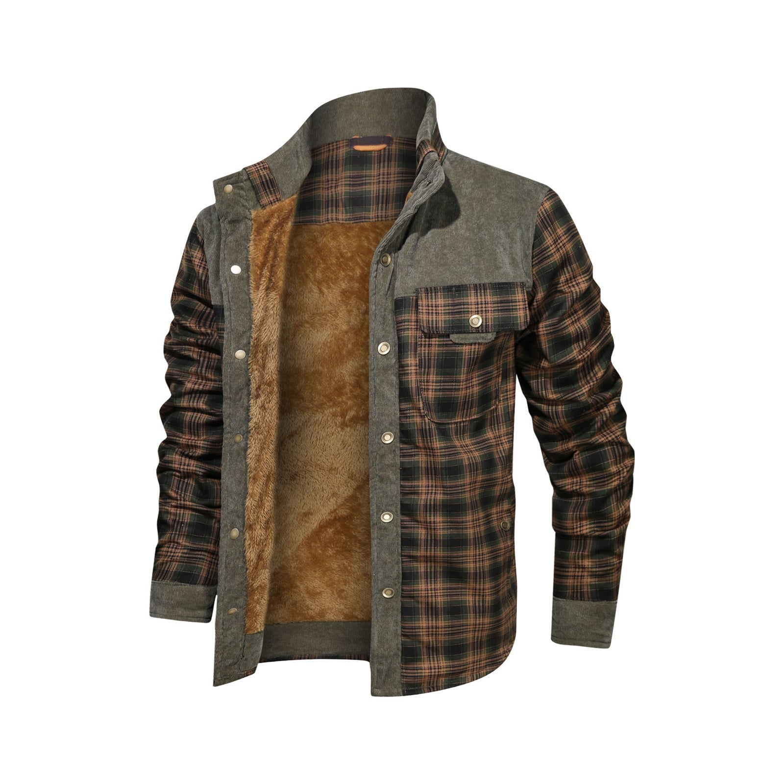 Men's Thick Fleece Army Jacket - Brand Winter & Autumn Coat - HalleBeauty