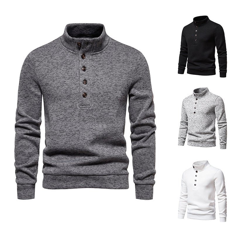 Men's Turtleneck Sweater Coat - Classic and Stylish Knitwear for Men - HalleBeauty