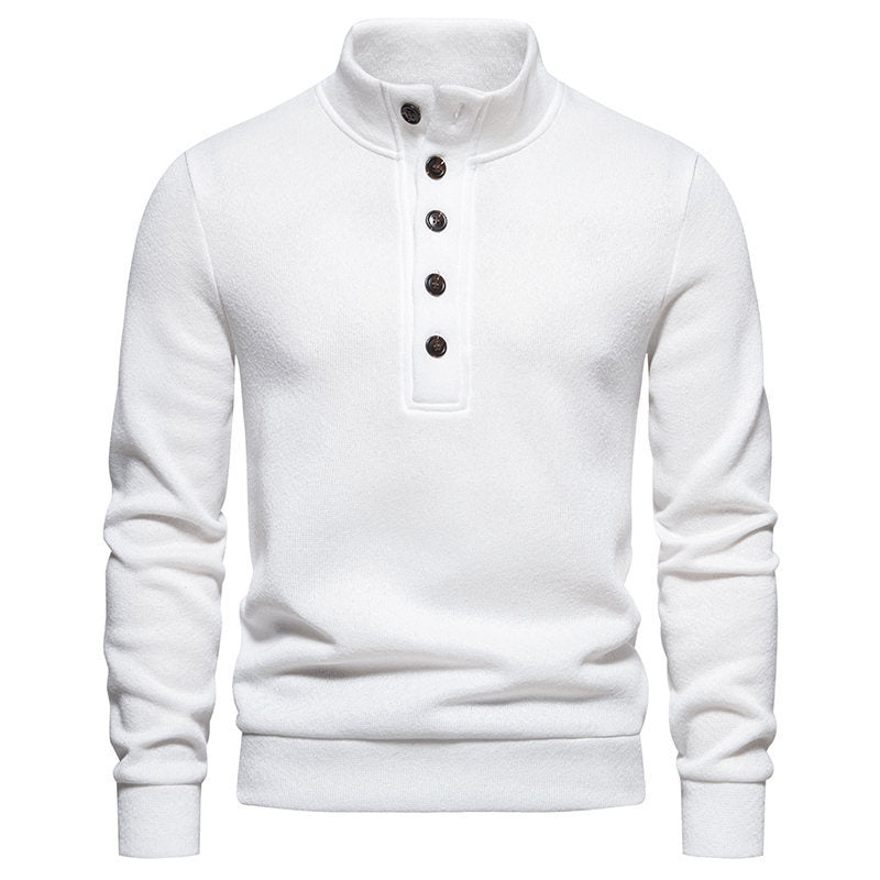 Men's Turtleneck Sweater Coat - Classic and Stylish Knitwear for Men - HalleBeauty