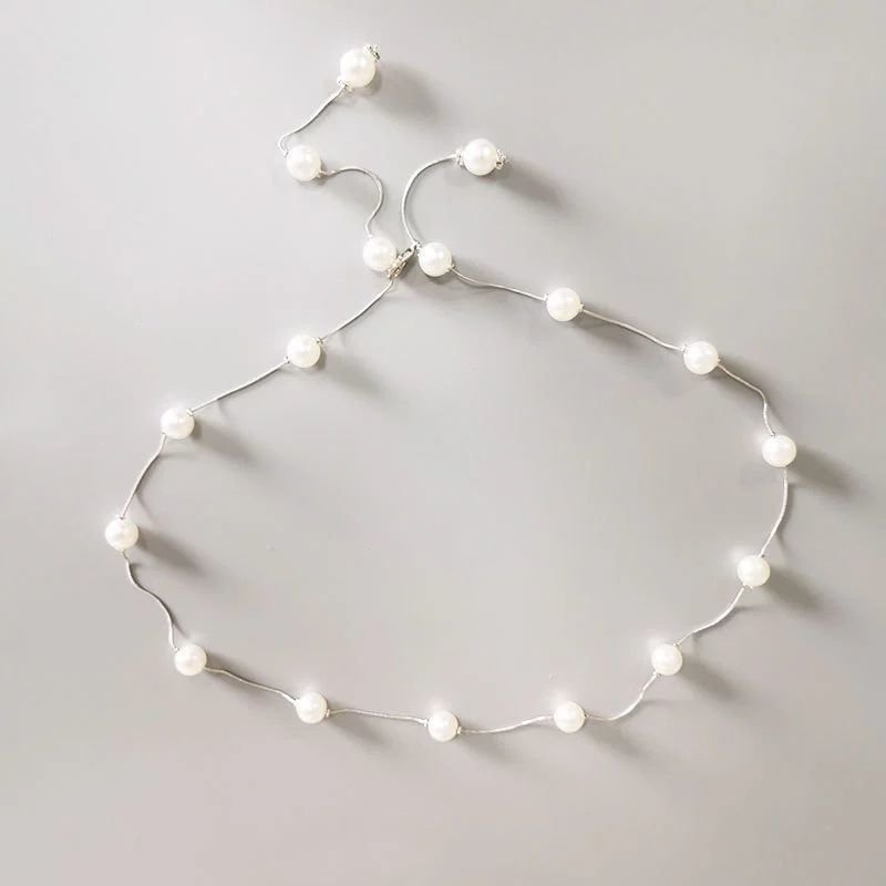 Pearl Elegance Women's Delicate Waist Chain - HalleBeauty