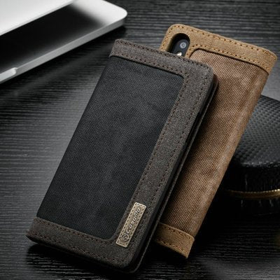 Phone case leather case - HalleBeauty