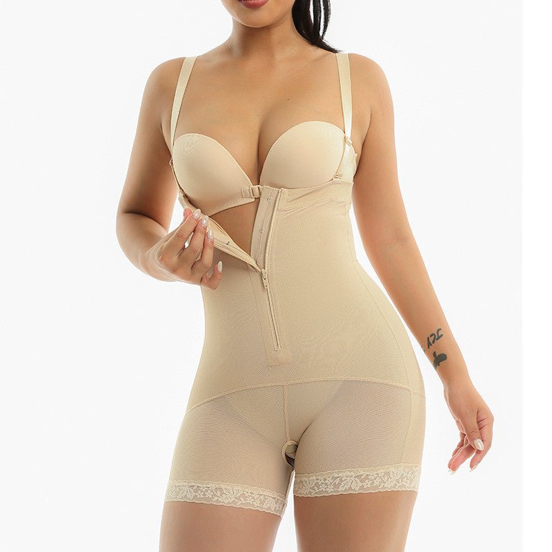 Plus-Size Removable Tight Belly Trimming Corset: Breathable One-Piece Solution - HalleBeauty