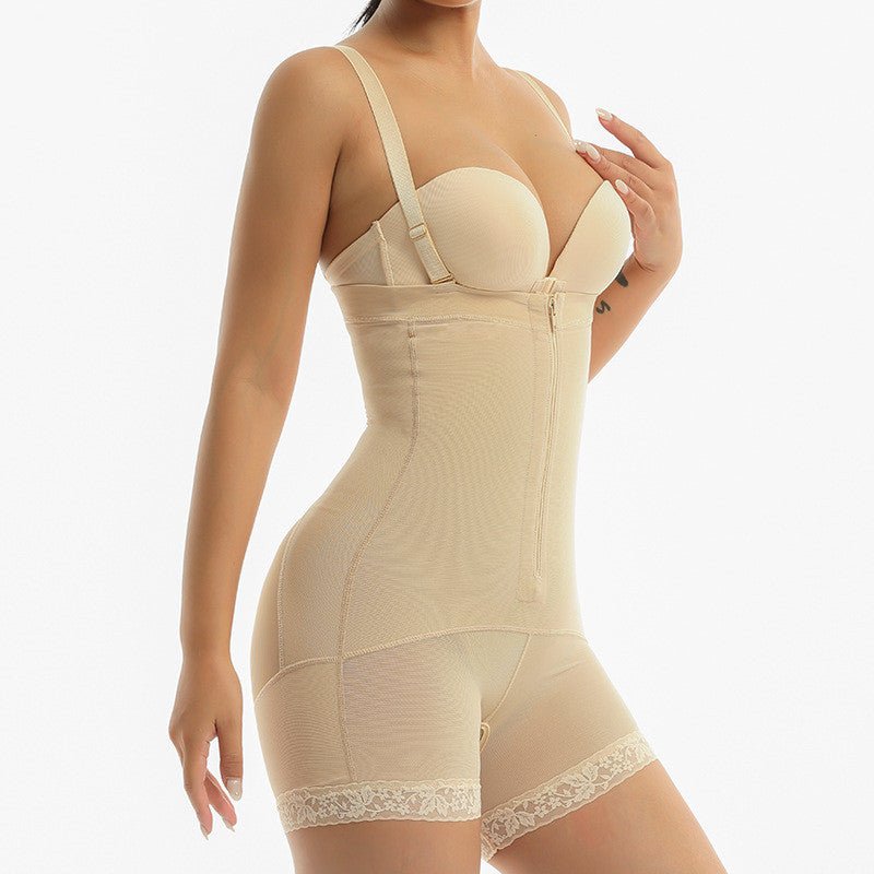 Plus-Size Removable Tight Belly Trimming Corset: Breathable One-Piece Solution - HalleBeauty