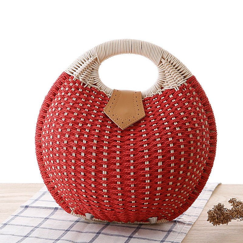 Sustainable Chic: Eco-Friendly Rattan Handbag for Conscious Style - HalleBeauty