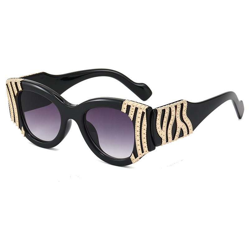 Trendy Leopard Print Fashion Sunglasses for Women - Stylish Eyewear - HalleBeauty