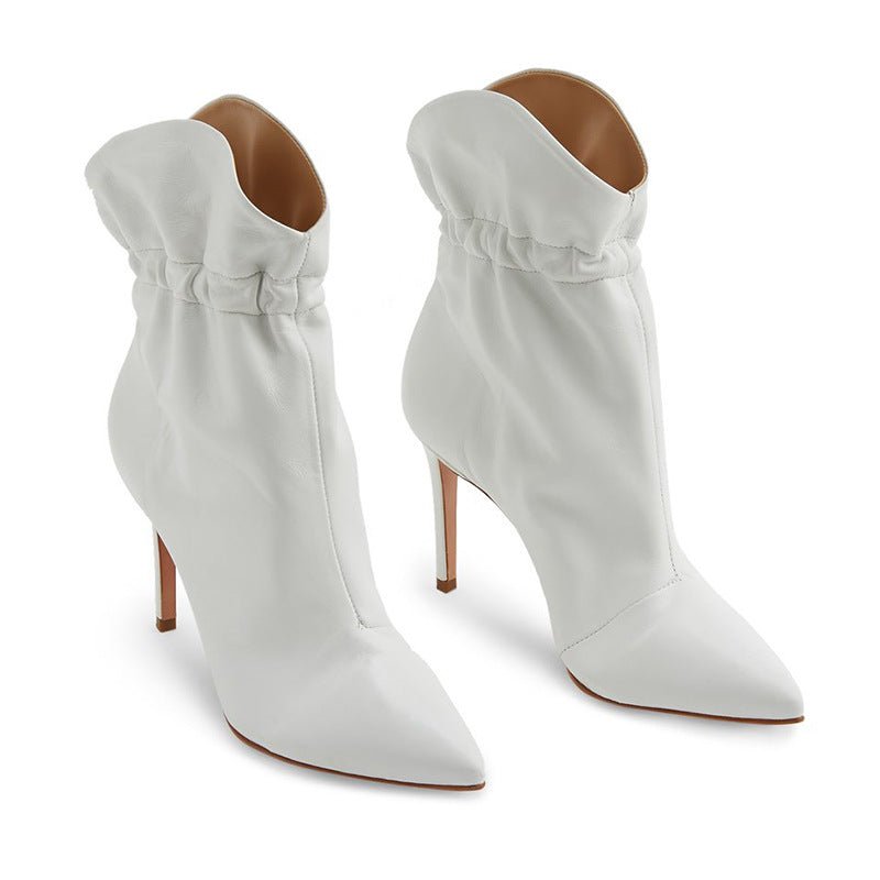 Women's Fashion Pointed Ankle Boots - HalleBeauty
